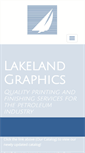 Mobile Screenshot of lakelandgraphics.com